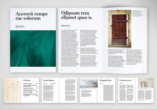 Clean Business Report Layout