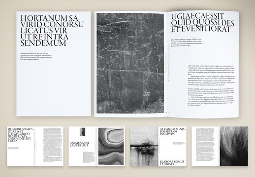 Minimal Art Book Template