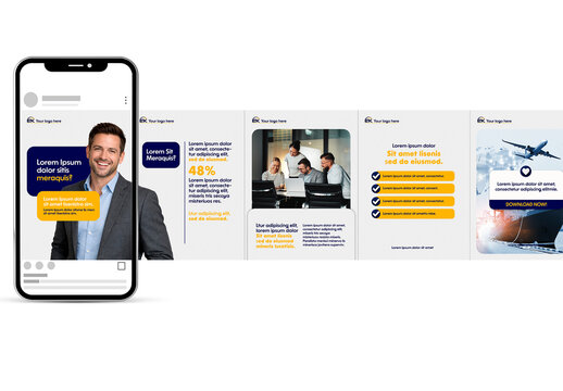 Minimal Multipurpose Business Style Social Media Carousel