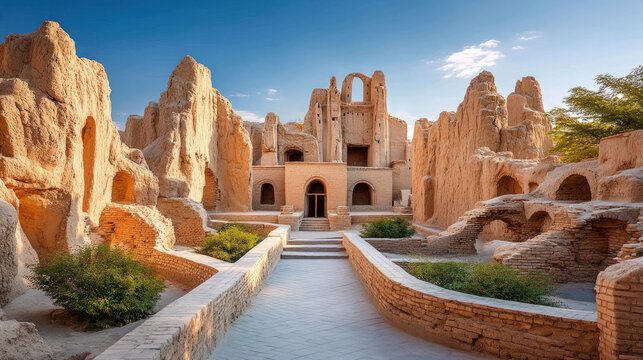 Gaochang ancient ruined city on the Silk Road