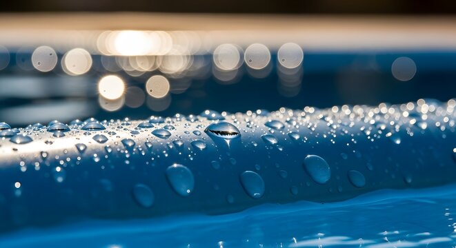 Jacuzzi bubbles and water reflections a relaxing spa experience