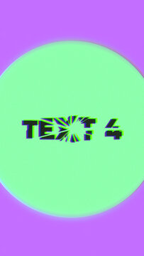 Vertical Modern Big Text Fast Intro for Mobile Social Media