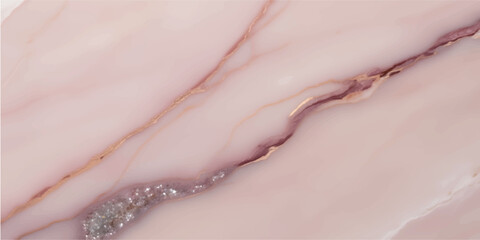 Fototapeta premium Abstract macro texture of wet pink human skin and a close-up of a red food body featuring milk soaked chocolate cake in a bath