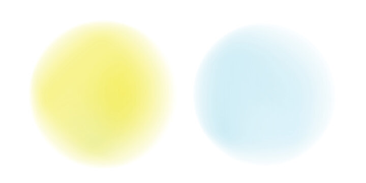 Color gradient, gradation circle, vector grain noise texture holographic blur abstract background.