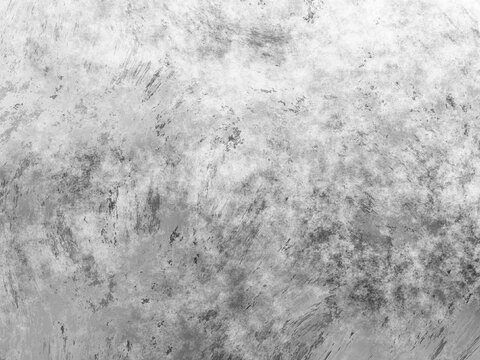 Grungy silver metal background featuring mottled gray spots and bright highlights.