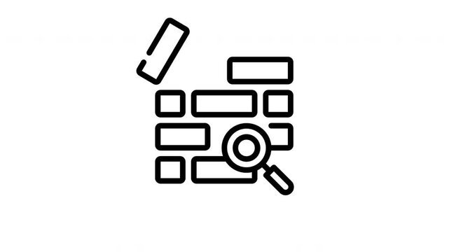 Search brick wall, symbolizing research, investigation, problemsolving. Suitable for concept of searching, detective work.
