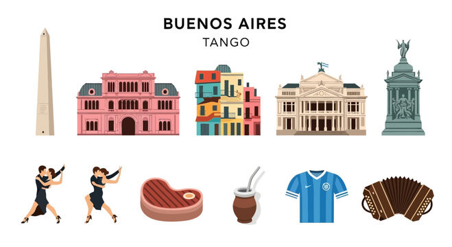 Buenos Aires Tango Dance Culture Scene.