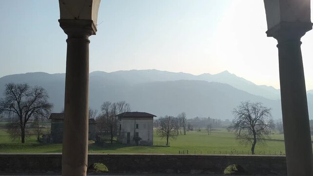 ROVETTA, ITALY, The Sanctuary of Sommaprada 16th century Catholic building