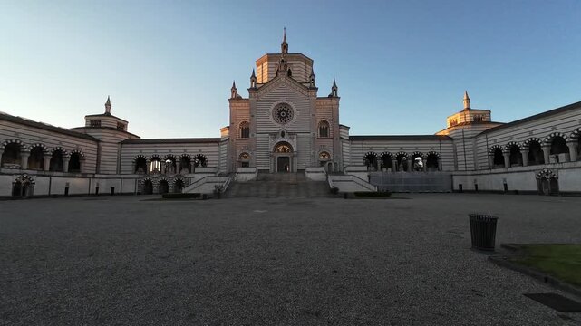 Cimitero Monumentale (Monumental Cemetery) in Milan, Italy