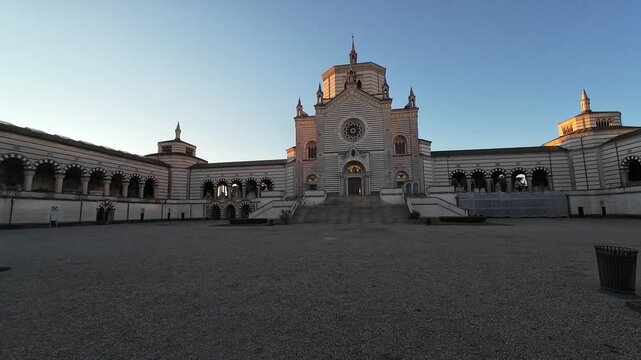 Cimitero Monumentale (Monumental Cemetery) in Milan, Italy