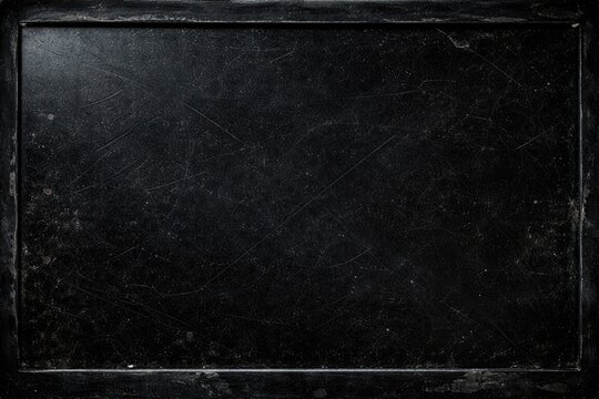 Distressed black LCD display surface showing rough texture and copy space area
