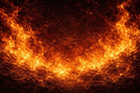fiery conflagration texture featuring minimal rough surface for banners