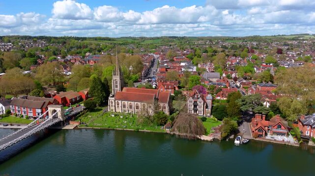 Aerial View of Marlow - Surrey
