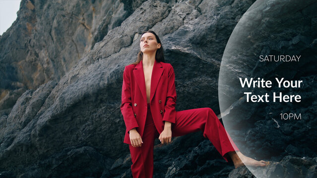 Broadcast Radial Gradient Date Promo Right &ndash; Smooth Color Gradient Backgrounds, Animated Radial Light Effects for Titles, Lower Thirds, Promo and Broadcast Motion Graphics