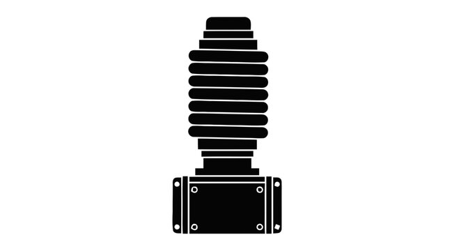 Black and white antenna connector.