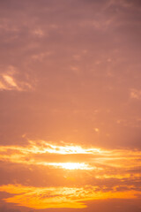 Fototapeta premium Abstract and pattern of cloud sky Calming coral, Orange, Trend color of the year background