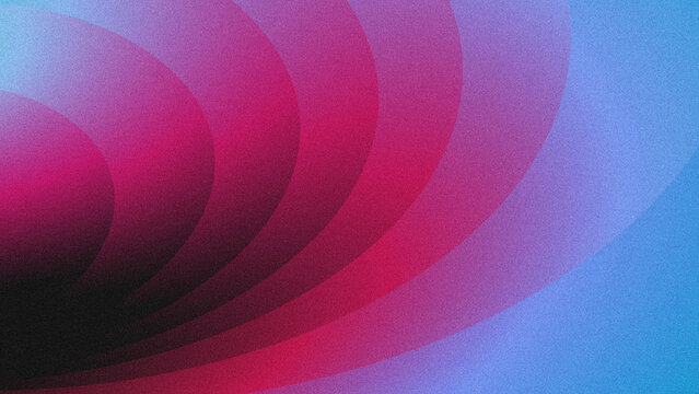 Abstract grainy gradient background with smooth curved wave shapes, blending deep magenta, purple, and cool blue tones with a subtle textured noise effect.