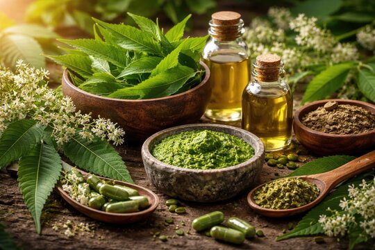 Health Advantages of Neem Leaf and Flower Compounds