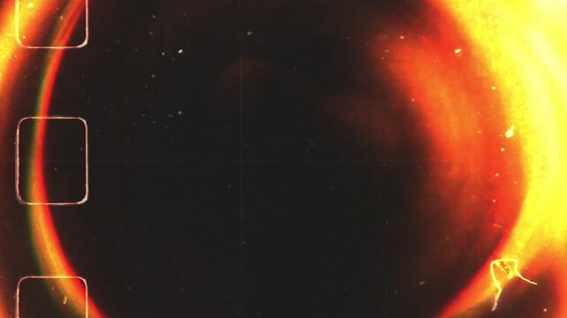 Vintage film burn light leaks overlay transition