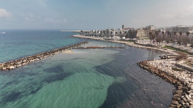 Mola di Bari Coastal Town in Puglia, Italy