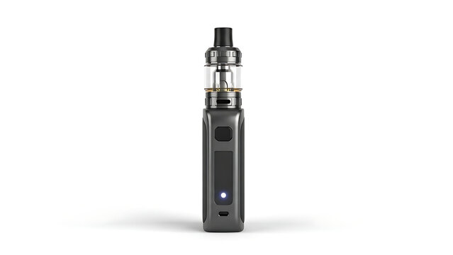 Electronic Cigarette Vape Device Isolated.