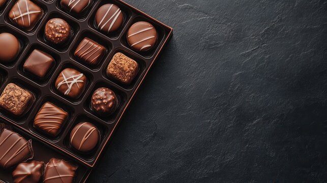 Assorted Gourmet Chocolates in a Gift Box