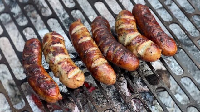 Kiełbasa z grila, maj&oacute;wka