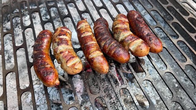 Kiełbasa z grila, maj&oacute;wka