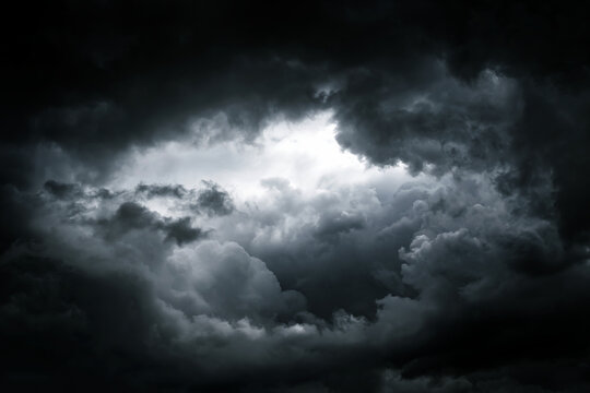 Hole in the Dramatic Clouds