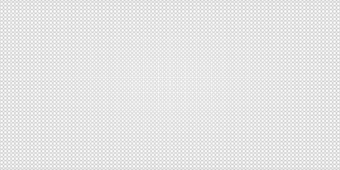 Obraz premium Minimalist Black Outline Circle Pattern Background - Abstract Geometric Seamless Dot Texture. Vector Illustration