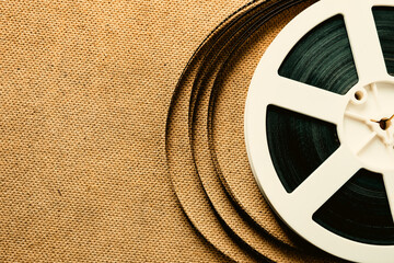 Old Film Reel closeup