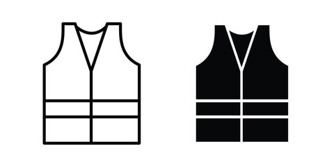 Vest jacket icon pack, best for Graphic designs. Vector © Cristiane