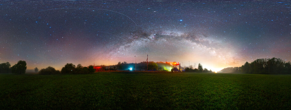 light pollution milky way