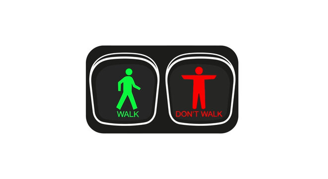 pedestrian traffic signals walk dont walk