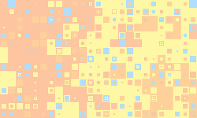Obraz premium Abstract pastel square pattern. Perfect for backgrounds, websites, presentations, and digital design projects. Evokes feelings of calmness and modern sophistication.