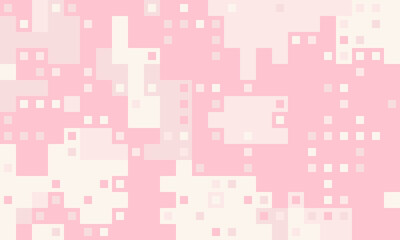 Fototapeta premium Abstract pink and white pixelated pattern. Perfect for backgrounds, website design, or feminine branding. Subtle texture creates a soft, dreamy aesthetic.