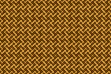 Fototapeta premium Elegant brown geometric pattern, ideal for textile design, website backgrounds, or branding projects. The repeating motif creates a sophisticated and subtle texture.