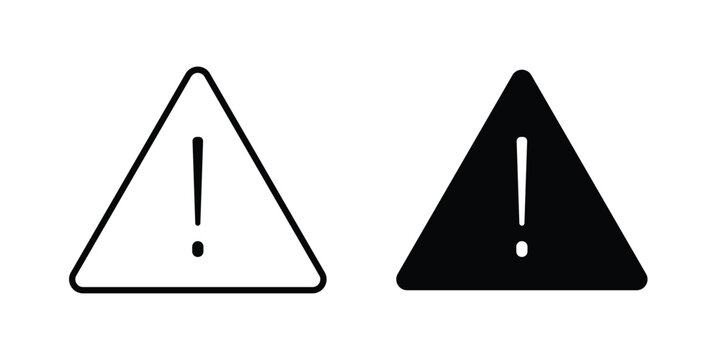 Alert icon pack vectors for graphic projects.