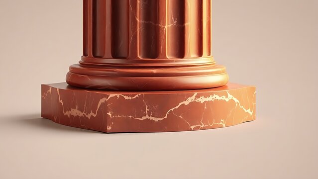 porphyry. A deep red porphyry column base from ancient Rome with a polished smooth surface and intricate veining. real-estate listings.