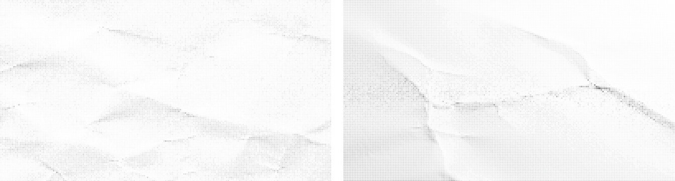 Abstract halftone paper texture backgrounds set 05.