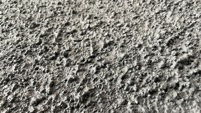Rough Cement Wall with Spray Plaster Finish Texture