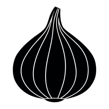 garlic-illustration-on-white-background 