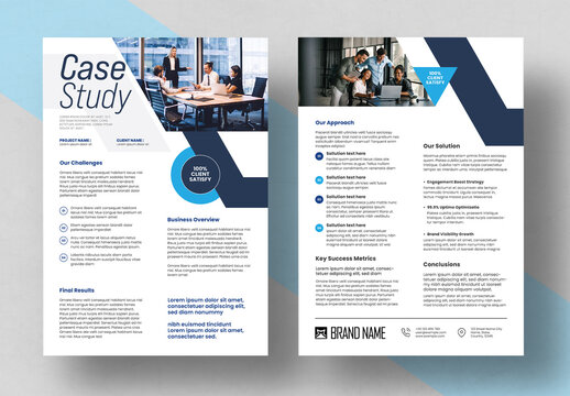 Corporate Case Study Brochure Template