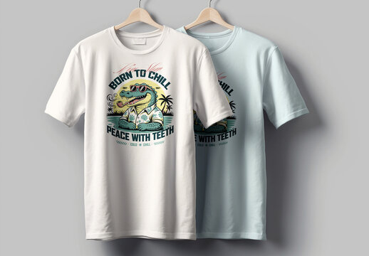 Vintage T Shirt Design Retro Typography