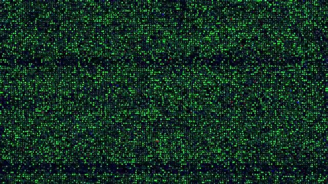 Abstract Psychedelic VHS Glitch Background Distortion Loop