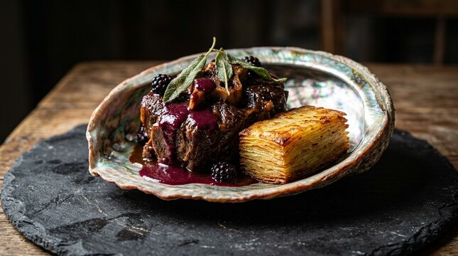 Oxtail With Layered - Premium Meat Main Course
