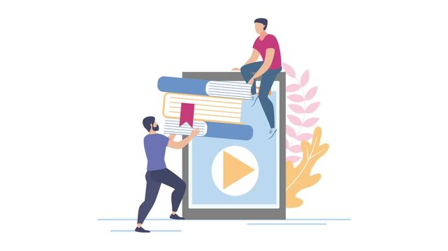 Online Learning Content Creation Digital Platform Animation