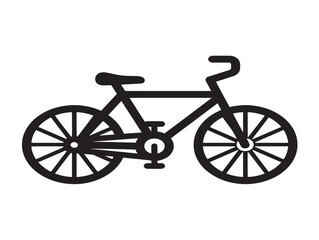 Fototapeta premium Classic road bicycle flat design vector illustration with chain detail