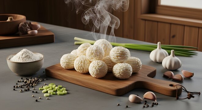 Kue onde-onde diatas talanan kayu