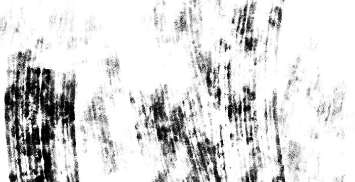 Black and white grunge texture with scratches, dust, and distressed surface details, complemented by dry brush strokes.